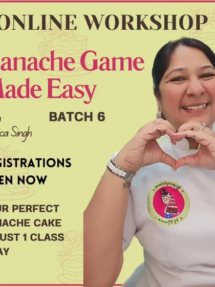 Your perfect ganache cake is just one class away! Registrations are open for my Ganache Game Made Easy online workshop. I can't wait to share my secrets with you.
