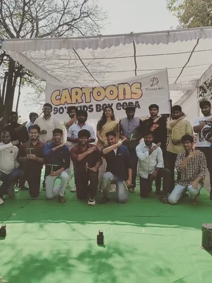 The whole team together! Being a costume designer means being a part of a big, creative family. We were all so excited to start working on this project together.