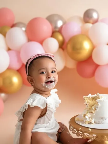 Let them eat cake! A cake smash is the perfect, fun-filled way to celebrate a first birthday. I love the pure joy and adorable mess that comes with these milestone celebrations.