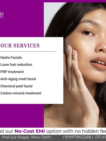 A quick overview of some of our most popular services, including PRP treatment for hair, HydraFacials, and laser hair reduction. We offer a free consultation to help you choose the right package for your needs.