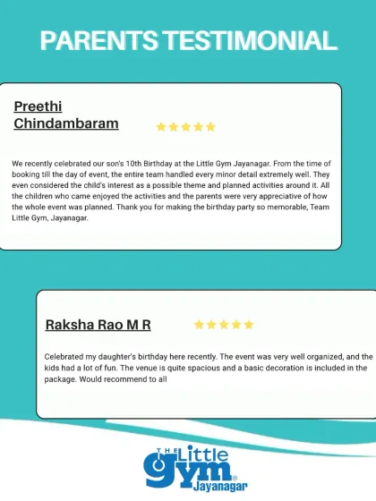 Don't just take our word for it. We are proud to create memorable, well-organized, and fun-filled parties that parents and kids rave about.