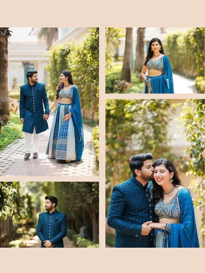 A collection of moments from a Roka photoshoot. We provide a variety of shots, including walking poses, individual portraits, and sweet, candid interactions like a kiss on the cheek.