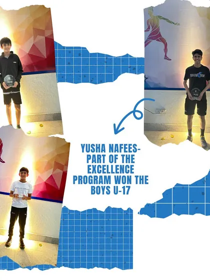 Yusha Nafees, part of our Excellence Program, won the Boys U-17 category at the CCI Western India Slam.