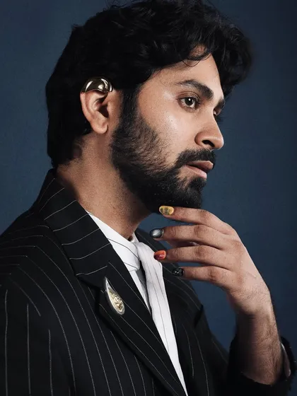 Another angle of Ankush Bahuguna's nails, proving that great style is all about the details.
