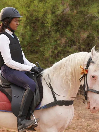 A duplicate of 47, showing a focused rider on the trail. Safety and preparedness are key on our outdoor adventures.
