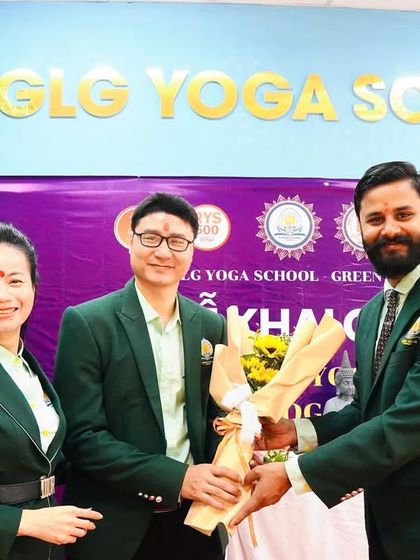 Images from my visit to Vietnam for a new yoga school opening. These pictures show me with local yoga leaders, students, and officials, highlighting our strong international collaborations and the respect our certification commands globally.