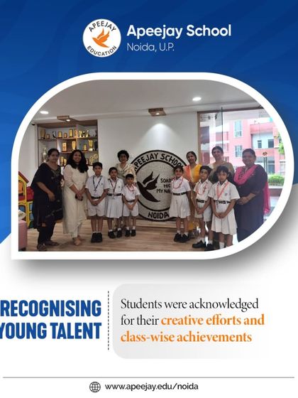 We believe in recognizing young talent. Select students were acknowledged for their creative efforts and class-wise achievements in the EVS & Art competition, encouraging their continued participation and effort.