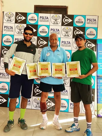 Another double title win at the ITF Master 400 in Jalandhar. Consistency is the hallmark of a true competitor.