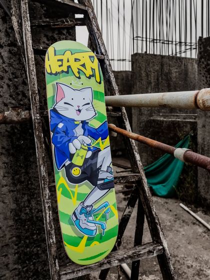 Hand-Painted Skateboard Decks photo 16