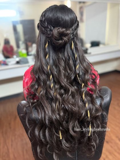 Shruthi - Bridal & Event Hairstyling Modern Styles for Sangeet & Receptions photo 26