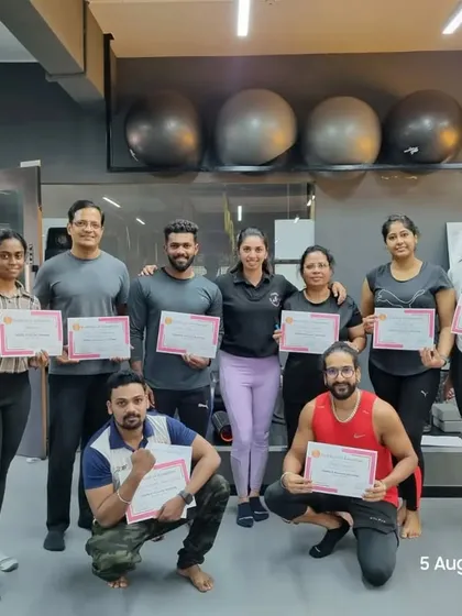 The proud graduates of our myofascial release workshop, holding their certificates. They are now equipped with new skills to help their clients move and feel better.
