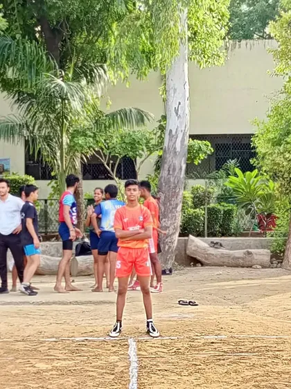 A player stands ready on the midline of our practice ground. The new kit brings new energy and motivation to our training sessions.