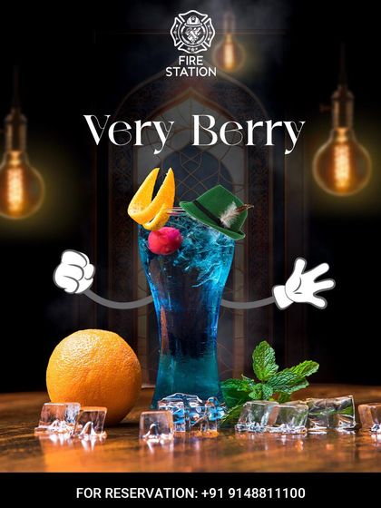 Try something new with my "Very Berry" creation. It's a cool and fruity drink that's full of personality.