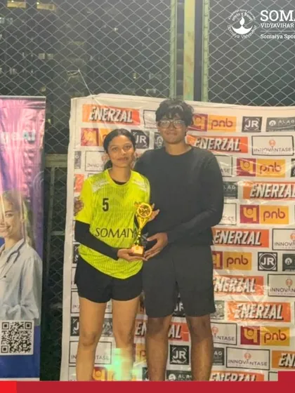 Ahana Shetty is recognized as the Best Defender for her solid performance during the VANQUISH 2026 5v5 Football Tournament.