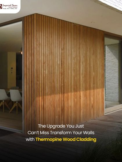 Here is a perfect example of how Thermopine wood cladding can transform your walls. This is an upgrade you can't miss if you want a modern, natural look that is also sustainable and built to last.