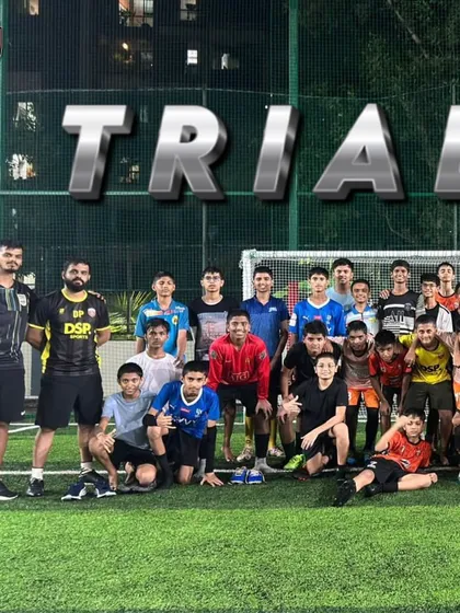 A shot from our U15 & U17 trials. We are always looking for the next generation of talent.