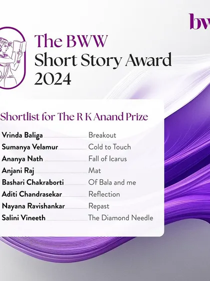 Here's our official shortlist announcement! We received 174 entries, and we are thrilled to see these talented authors make the cut. The winner will be announced at the Bangalore Literature Festival.