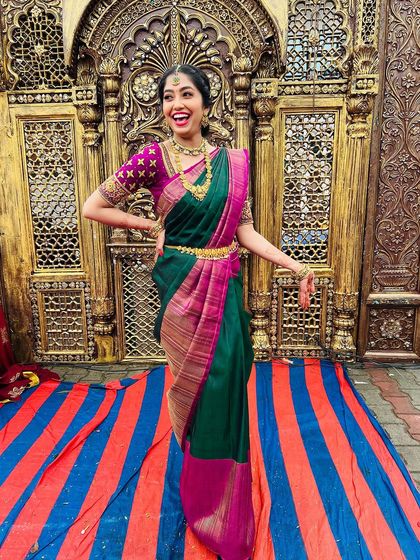 Another joyful, candid shot. The best makeup is the kind that makes you feel happy and confident enough to dance.