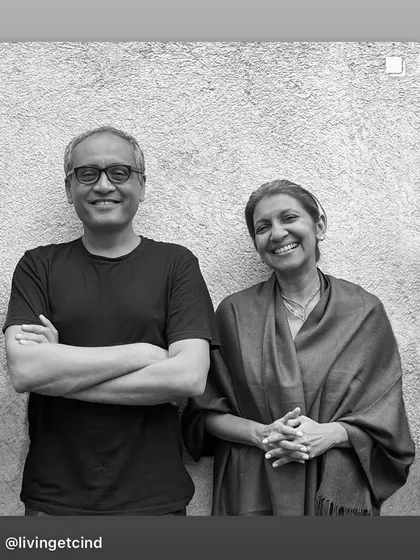 A black and white portrait of us featured in Livingetc India. The magazine highlighted our practice's 25-year journey and several key projects.