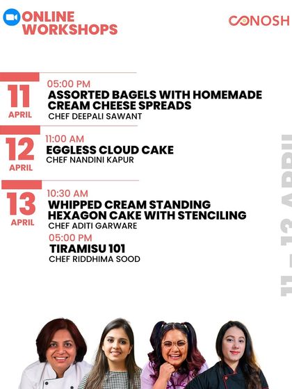 Conosh - Online Culinary Workshops Our Workshop Experience photo 25