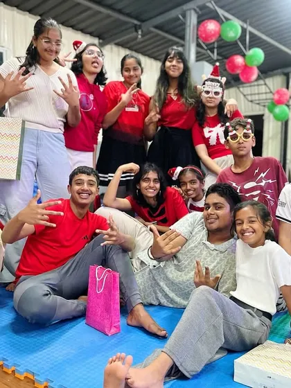 We are more than a studio; we're a family. Here's a glimpse of our Christmas celebration, full of laughter, fun, and community spirit. We work hard and celebrate our bond even harder.