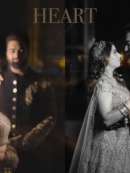 A moody and romantic black and white collage of the couple on their engagement night. The low-key lighting creates an intimate and heartfelt atmosphere.