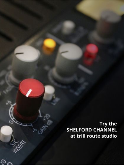 Come experience the legendary sound of the Shelford Channel for yourself. It's an incredible tool for adding warmth and power to vocals, bass, and anything else in your mix.