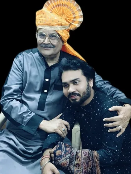 A blessed moment with the great vocalist Guruji Padmabhushan Pt. Ajoy Chakraborty ji after a concert in Sangli. It is an honor to accompany such senior and respected artists.
