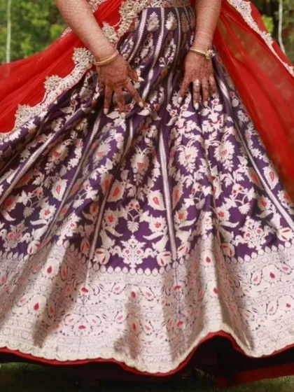 A collection of outfits perfect for any celebration. From intricate lehengas to shimmering sarees, these pieces are designed to ensure you are the best dressed guest at any event.
