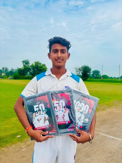 Keep grinding, Chandan. Celebrating three amazing milestones: 50 matches, 50 wickets, and 1000 runs.