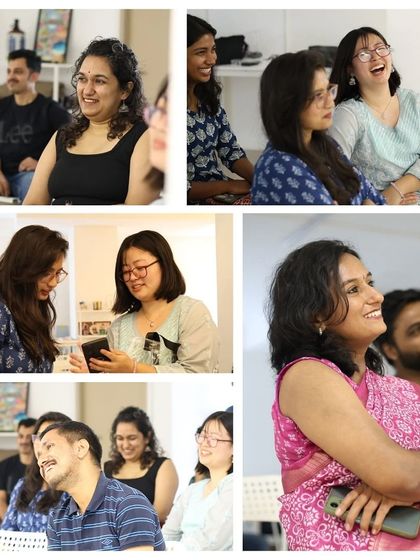 Candid moments of laughter and joy from our audience members.
