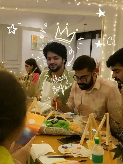 A birthday celebration made more memorable with a splash of paint. Our paint parties are a perfect activity for birthday events, letting the birthday boy and his friends unleash their creativity and take home a personal party favour.
