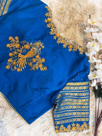 Chaithu Gowda - Custom Designer Ethnic Wear Custom Embroidered Blouses photo 28