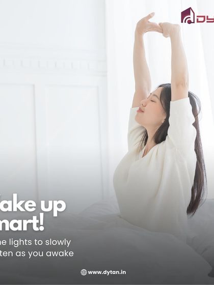 Wake up smart and refreshed. I can program your bedroom lights to slowly brighten in the morning, mimicking a natural sunrise to help you start your day gently.