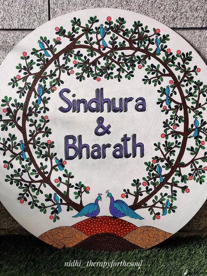 Nidhi - Hand-Painted Home Decor & Accents Custom Nameplates & Event Signage photo 9
