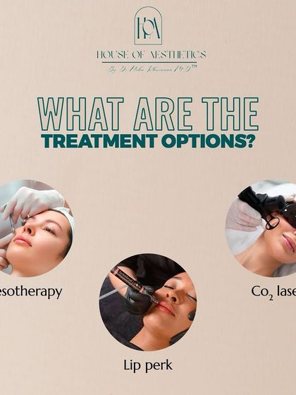 For treating existing lip pigmentation, we offer several effective options. Depending on the cause and severity, we may recommend Mesotherapy, a Lip Perk treatment, or a CO2 laser session to restore your natural lip color.