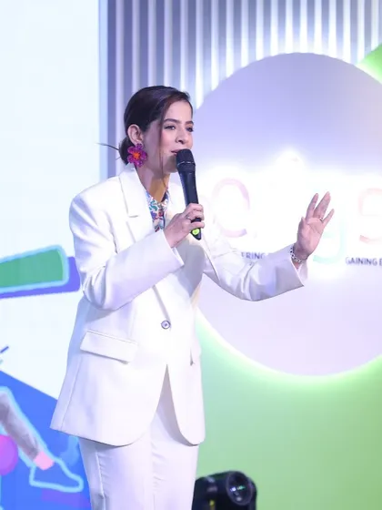 In action on the Samsung EDGE stage. The theme was "Let Your Vision Lead the Way," and the participants truly embodied that spirit.