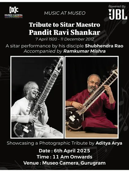 A poster for a tribute concert celebrating the 105th birth anniversary of my Guru. It is an honor and a blessing to carry his legacy forward.