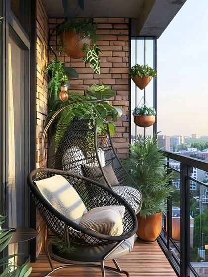 Interiors Bangalore - Full Home Interior Design Urban Oases: Balconies & Rooftops photo 3
