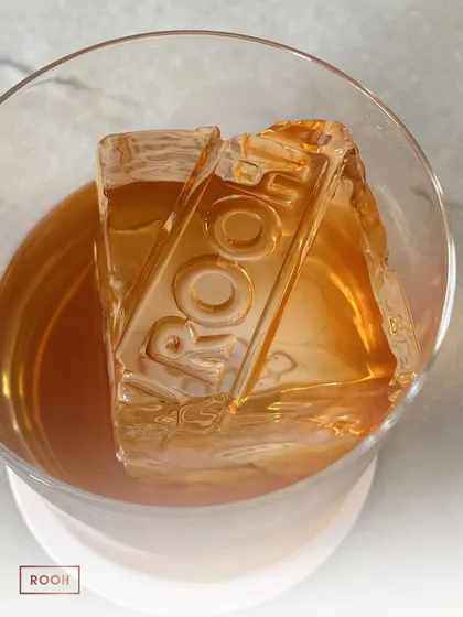 Signature sips leave lasting impressions. Our custom-stamped ice block is a small detail that speaks to the care and craftsmanship I put into every drink served.