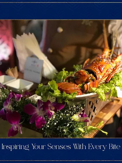 For the ultimate touch of luxury, we offer premium seafood selections. This beautifully presented lobster is a testament to our commitment to sourcing the finest ingredients for your most special occasions.