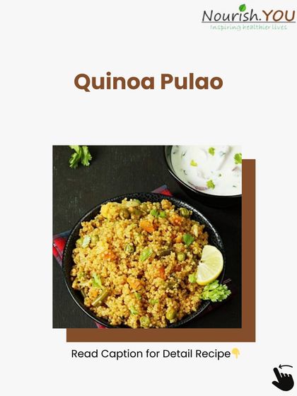 Quinoa Pulao is a wholesome, one-pot meal. I make it with lots of vegetables and gentle spices for a balanced and flavorful dish that's great for the whole family.
