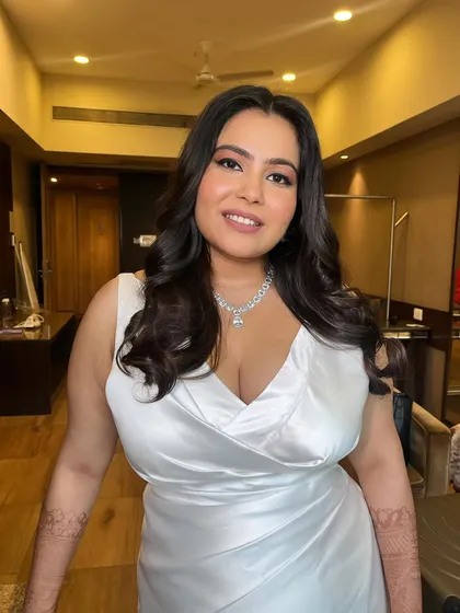 Another beautiful portrait of the bride. Her smile is infectious, and the makeup is designed to look flawless and feel comfortable throughout her special day.