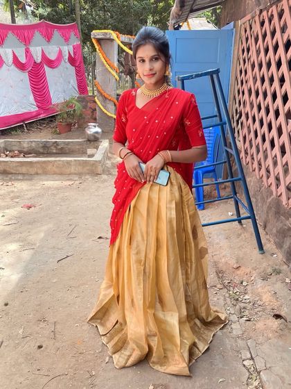 CB Rental Dresses - Women's Occasion Wear Rental Langa Davanis (Half Sarees) photo 65