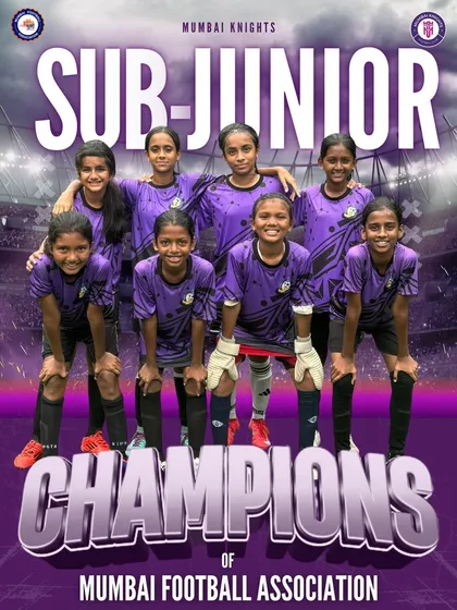 Winning is in our DNA, right from the start. Our Sub-Junior girls are Mumbai Champions, proving that our commitment to excellence begins with our youngest players.