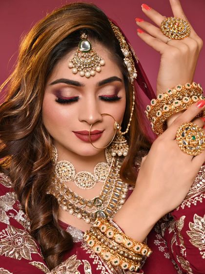 Manveen Kaur - Advanced Pro Makeup Course Student Portfolios: Bridal & Glam Looks photo 33