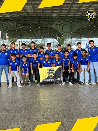 The SMFA squad ready to depart for our elite summer camp at Sesa Football Academy in Goa. This is where our players take a major step in their development journey.