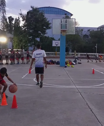Our coach, Rohit, was invited to conduct a special basketball training camp at SKM Basketball Academy in Aurangabad, a testament to his expertise.