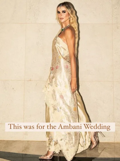 This was for the Ambani Wedding. Our students gain experience at the most high-profile events in the country.
