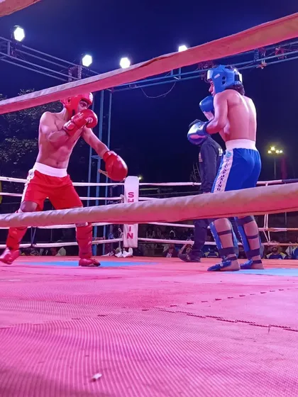 The semi-final match between two of our own teammates, showing the depth of talent in our squad.